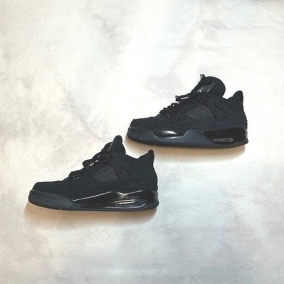Jordan 4 Retro Black Cat 2020 Mens Sneakers CU1110-010 Black Size 7.5